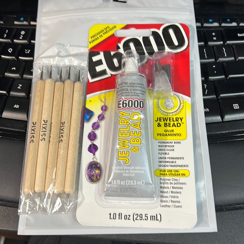 COPY - Jewelry and Bead Glue with stone applicators
